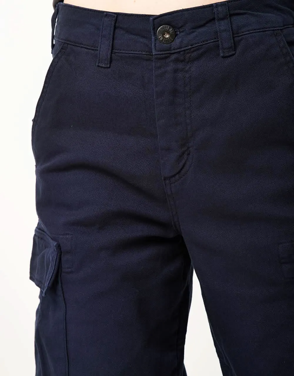 Route One Classic Cargo Pants - Navy