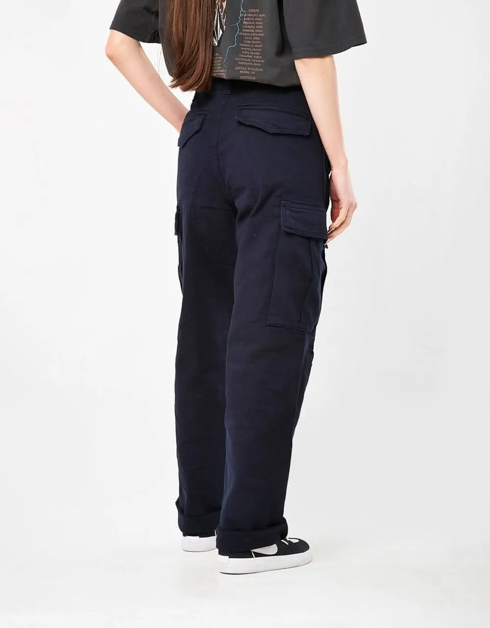 Route One Classic Cargo Pants - Navy