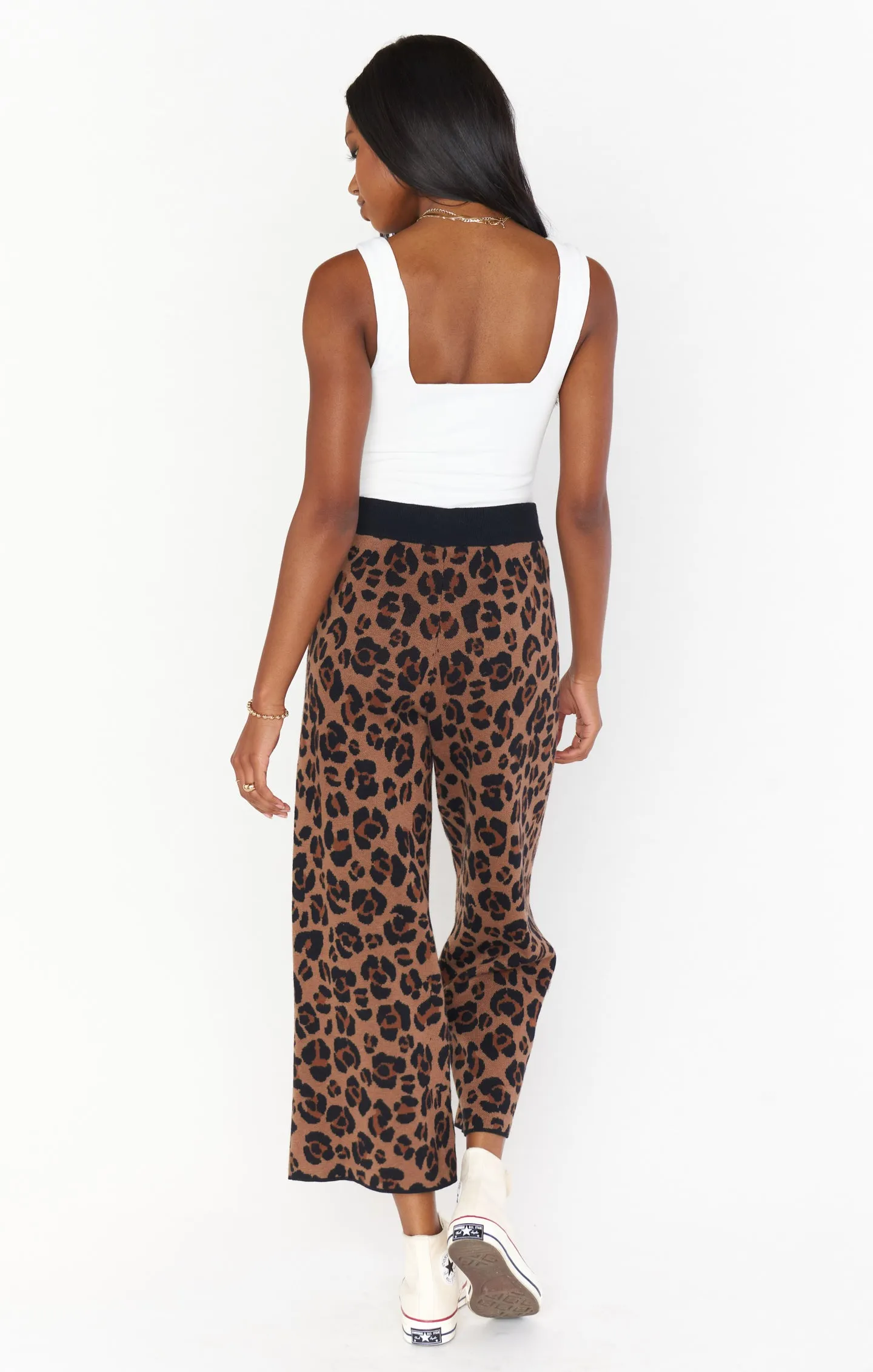 Samson Lounge Pants ~ Leopard Knit