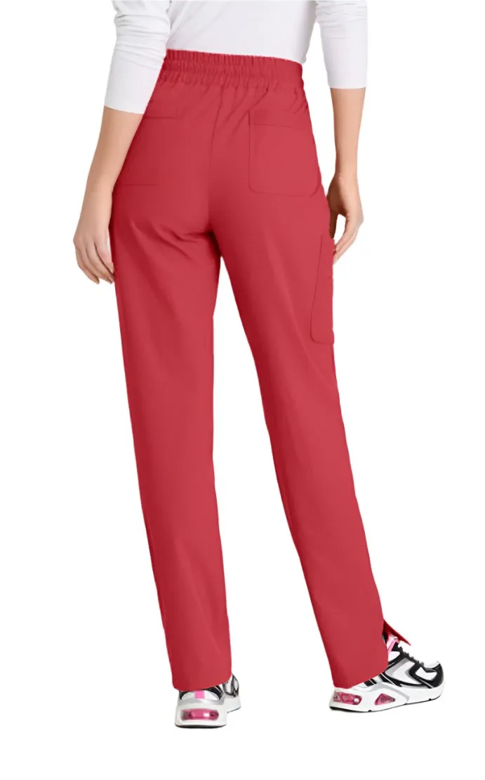 SKECHERS™ by barco Gamma 6-Pocket Mid-Rise Tapered Leg Scrub Pant-Petite