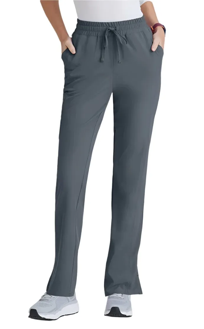 SKECHERS™ by barco Gamma 6-Pocket Mid-Rise Tapered Leg Scrub Pant-Petite
