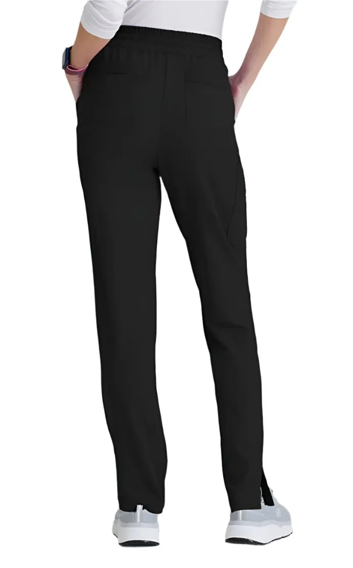 SKECHERS™ by barco Gamma 6-Pocket Mid-Rise Tapered Leg Scrub Pant-Petite