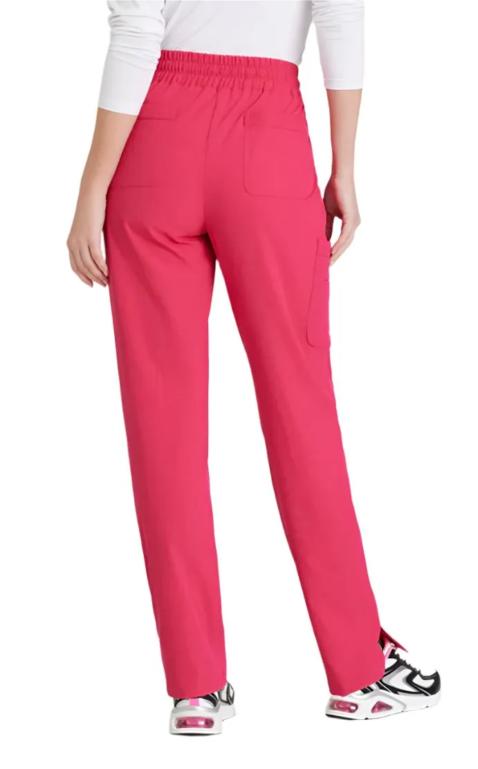 SKECHERS™ by barco Gamma 6-Pocket Mid-Rise Tapered Leg Scrub Pant-Petite
