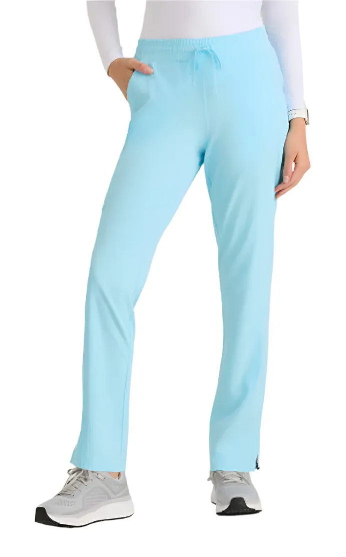 SKECHERS™ by barco Gamma 6-Pocket Mid-Rise Tapered Leg Scrub Pant-Petite