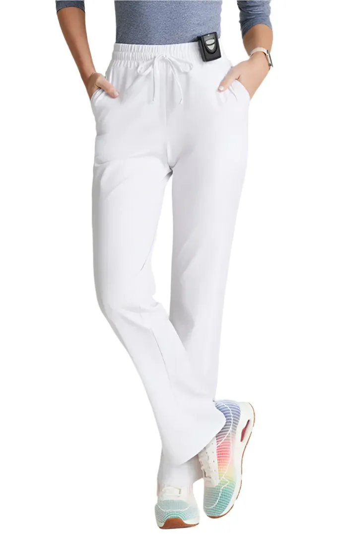 SKECHERS™ by barco Gamma 6-Pocket Mid-Rise Tapered Leg Scrub Pant-Petite