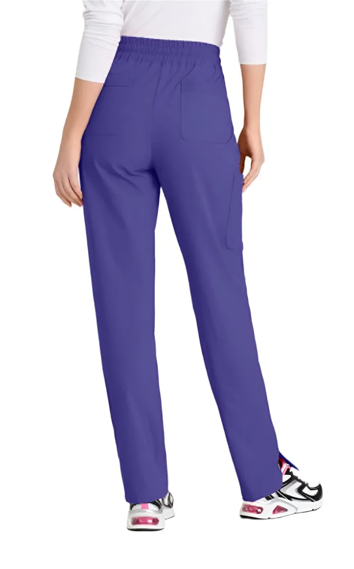SKECHERS™ by barco Gamma 6-Pocket Mid-Rise Tapered Leg Scrub Pant-Petite