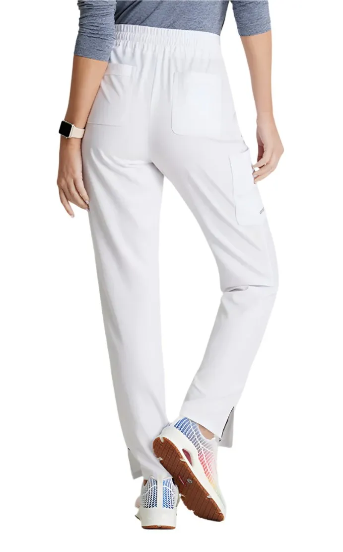 SKECHERS™ by barco Gamma 6-Pocket Mid-Rise Tapered Leg Scrub Pant-Petite