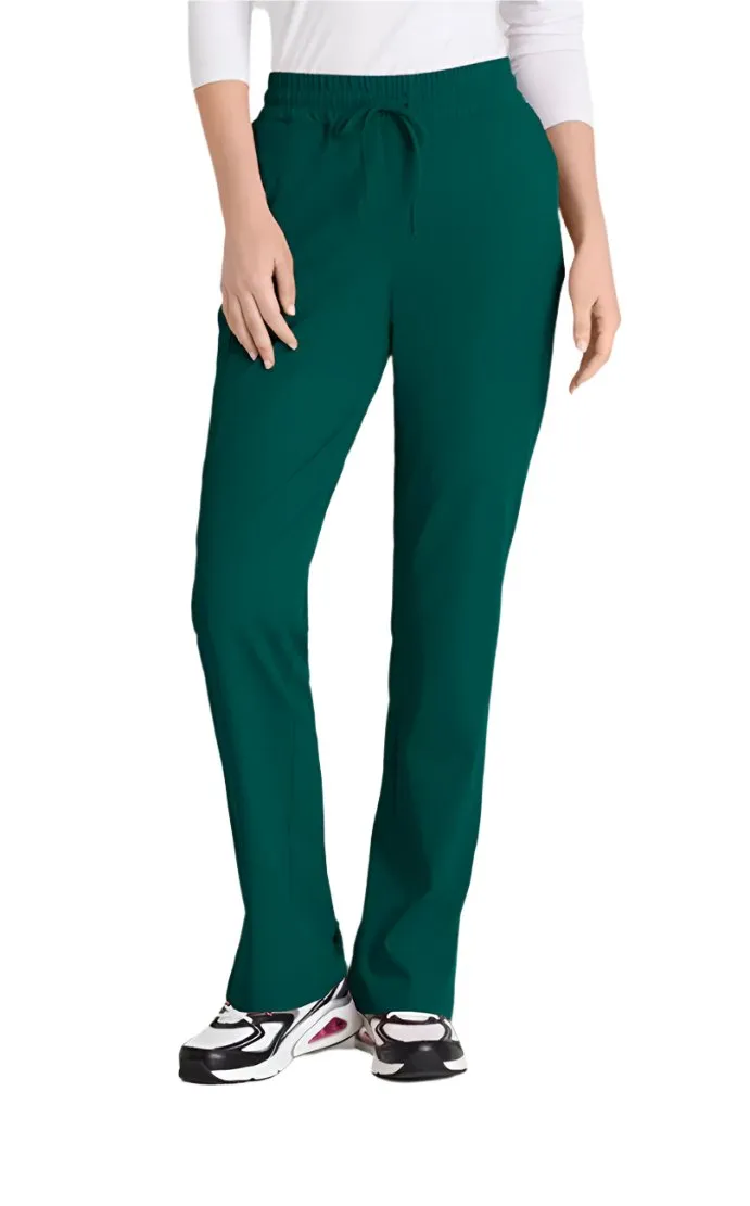 SKECHERS™ by barco Gamma 6-Pocket Mid-Rise Tapered Leg Scrub Pant-Petite