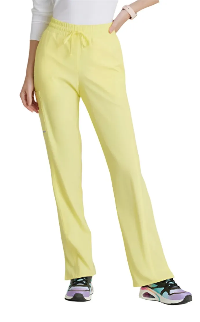 SKECHERS™ by barco Gamma 6-Pocket Mid-Rise Tapered Leg Scrub Pant-Petite