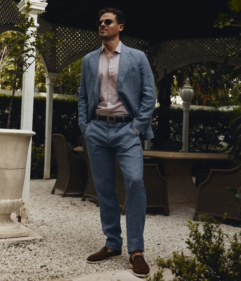 Sloop Suit Pant in Marine