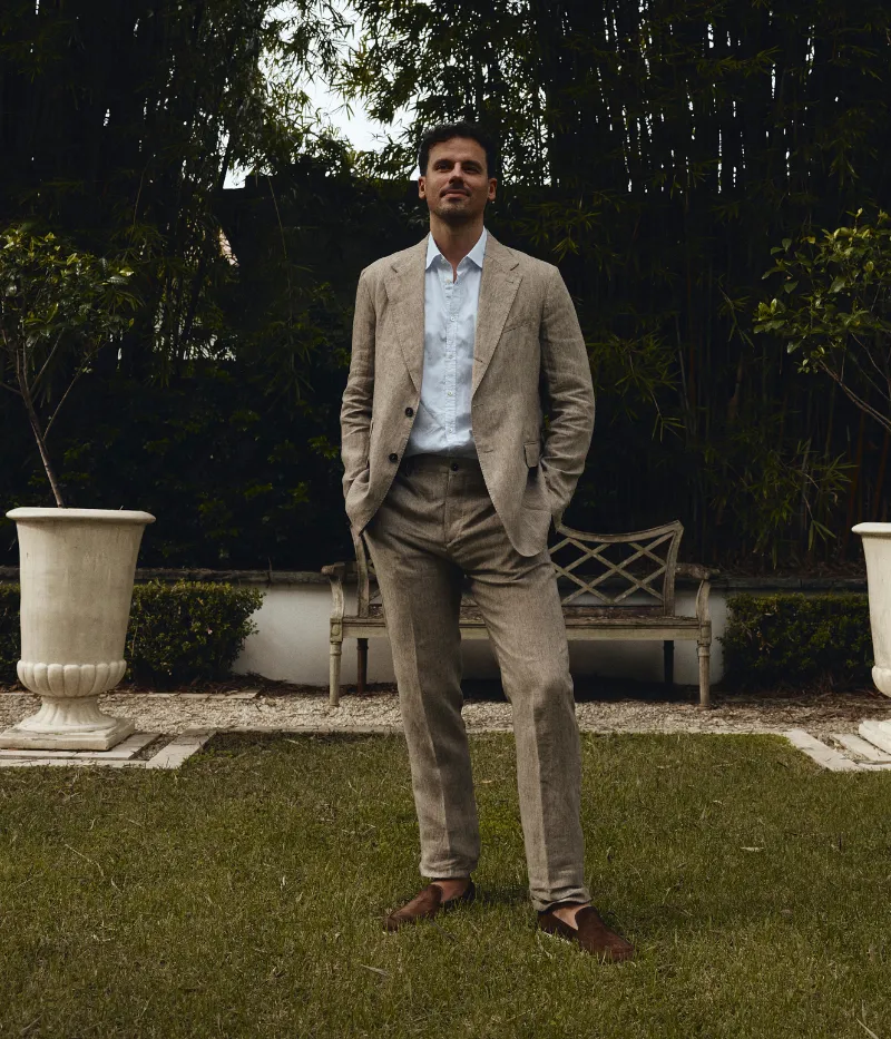 Sloop Suit Pant in Taupe