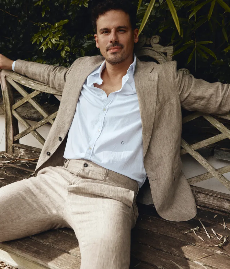 Sloop Suit Pant in Taupe