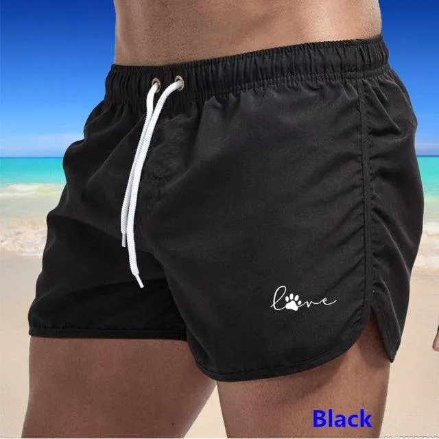 Sports Jogging Quick-Drying Printed Shorts Swim Surfing Beachwear Shorts Gym Casual Fitness Shorts