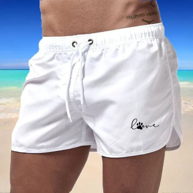 Sports Jogging Quick-Drying Printed Shorts Swim Surfing Beachwear Shorts Gym Casual Fitness Shorts