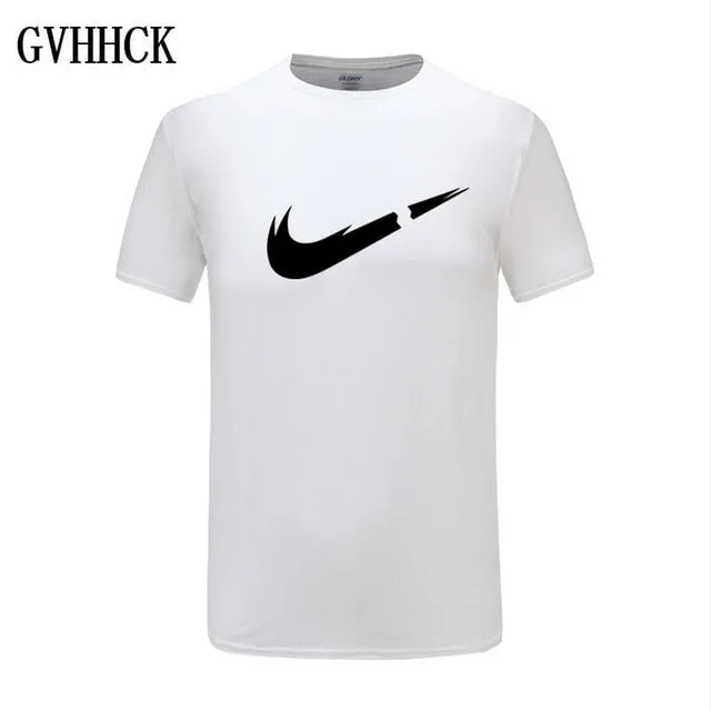 Summer New Tracksuit Men Shorts Casual Men's Sportswear Suit Shorts Brand Clothing Two Pieces Top Tee Shorts Sweat Suits 2019