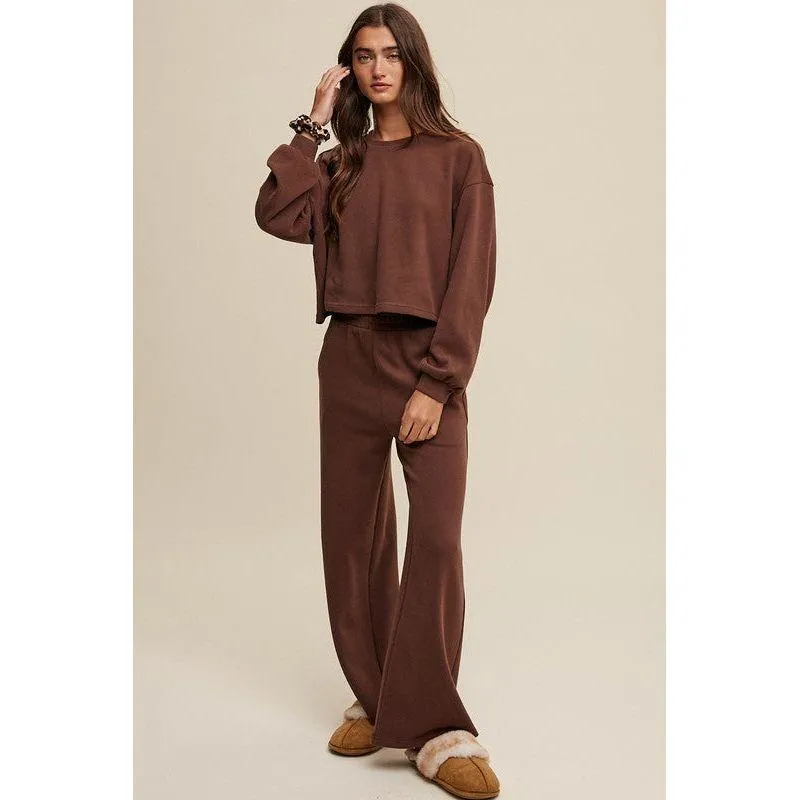 The Tyler Lounge Set in Black, Mocha, Or Cream