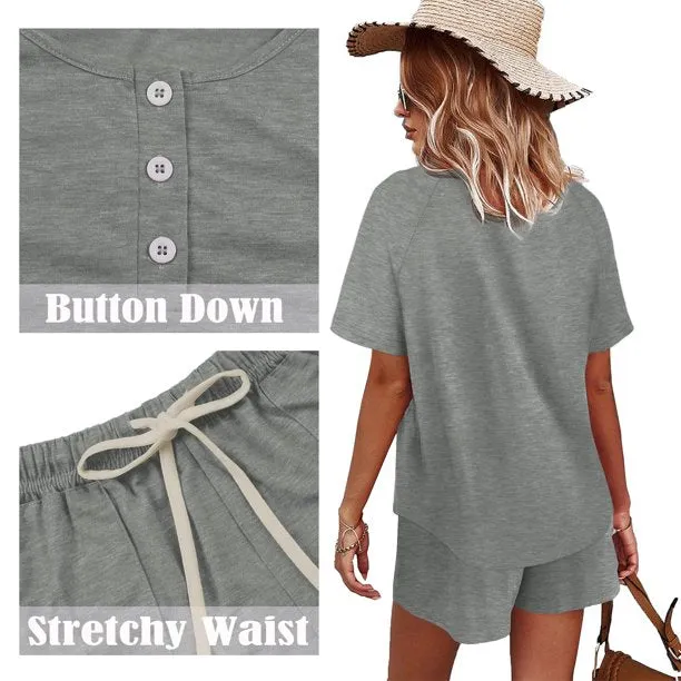 Two Piece Sets for Women Casual Sweatsuits with Pockets