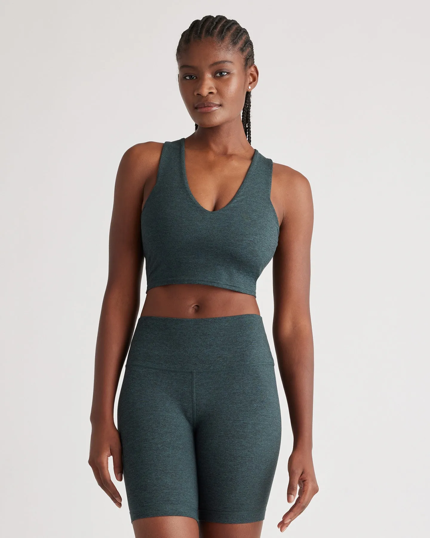 Ultra-Soft V-Neck Cropped Tank