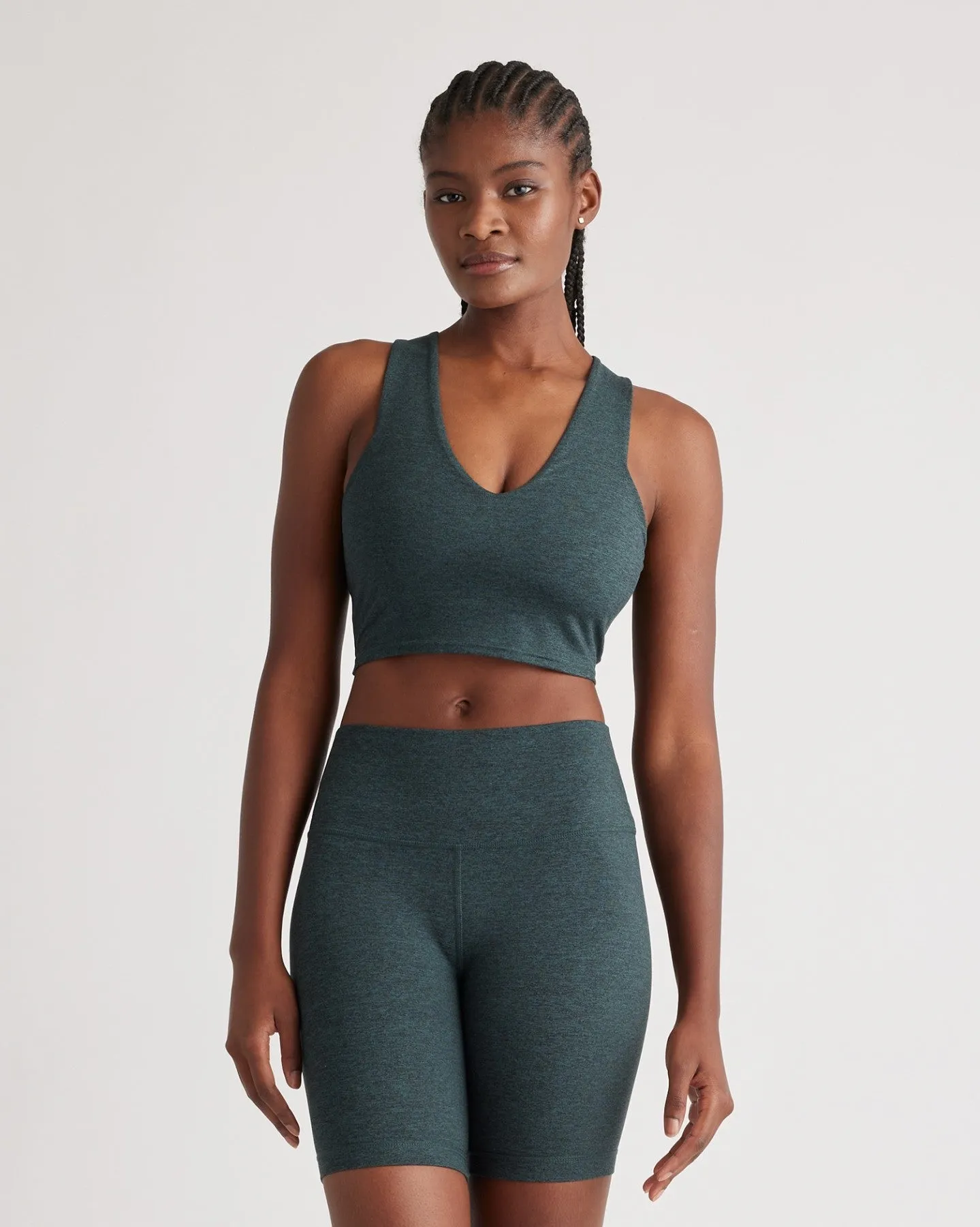 Ultra-Soft V-Neck Cropped Tank