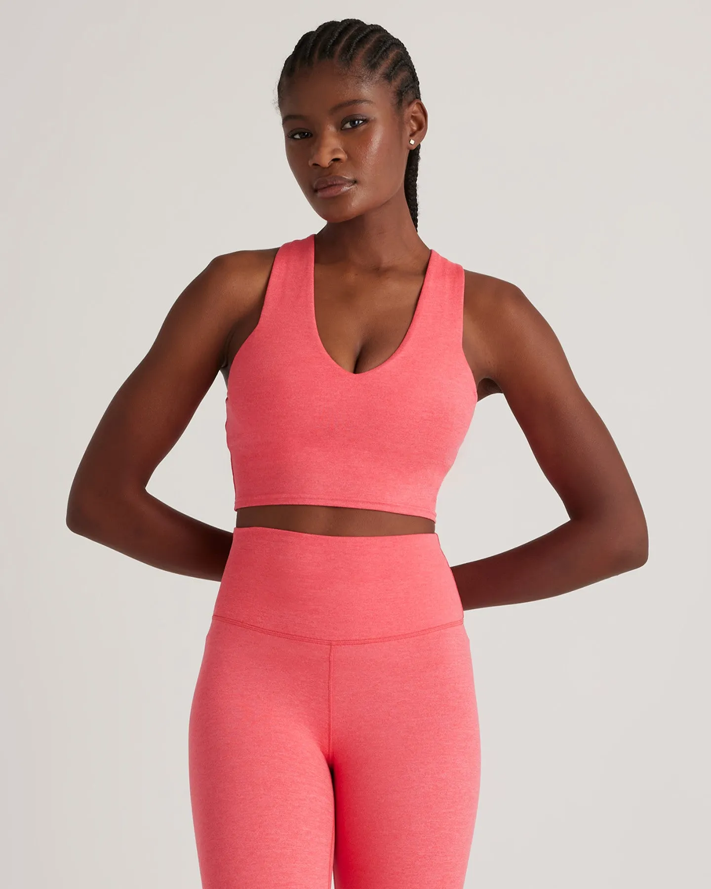 Ultra-Soft V-Neck Cropped Tank