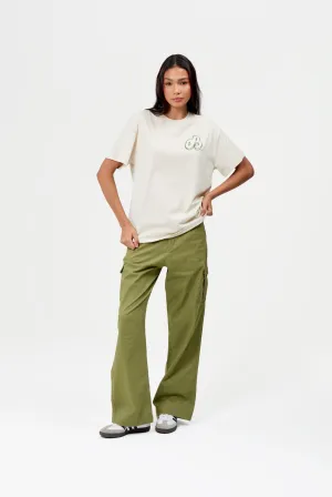 Womens 'AZLYN' Cargo Pants - SAGE